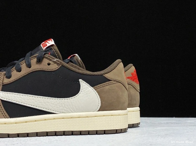 1st Kicks Shoes 1 Travis Air Mocha Jordan Dark Scott x Low OG SP CQ4277-001 0801